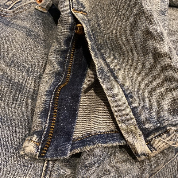 NWT Cosmic Blue Jeans w Zippers at Bottom - Picture 10 of 12